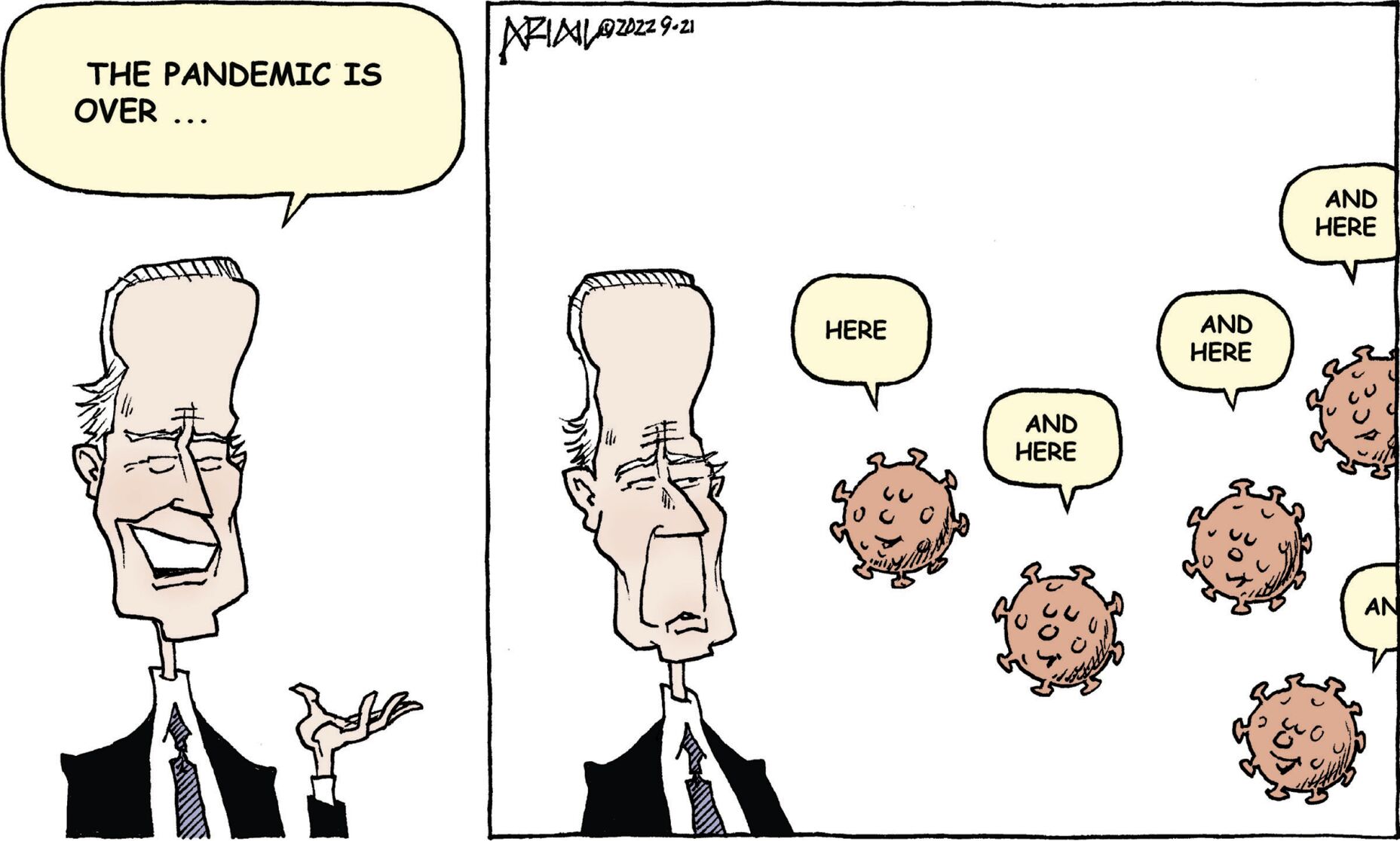 The latest editorial cartoon